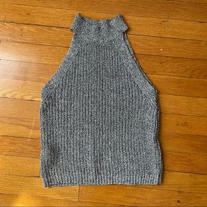 Mango high neck sweater tank
